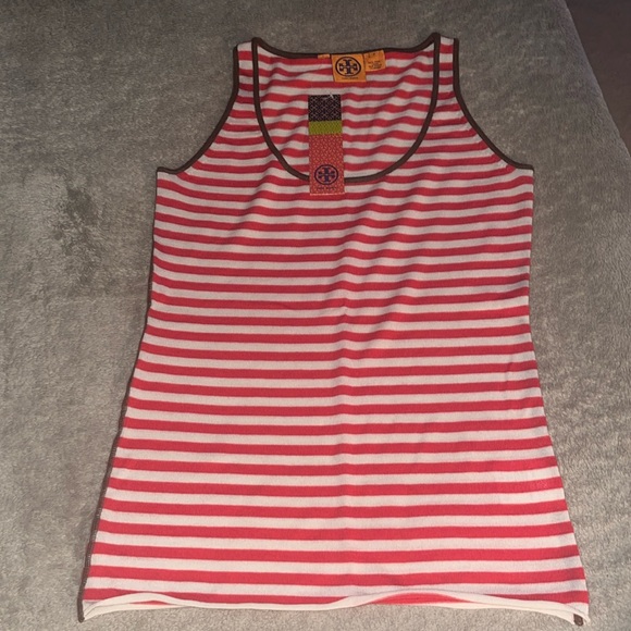 NWT Tory Burch Wool unique tank top Small - Picture 1 of 9